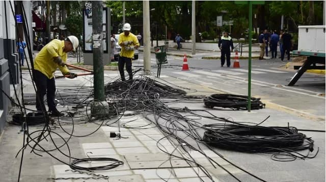 ANDE enfrenta averías en el microcentro de Asunción
