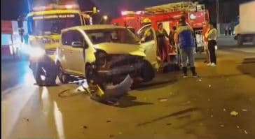 Colisión en Acceso Sur deja daños materiales sin heridos