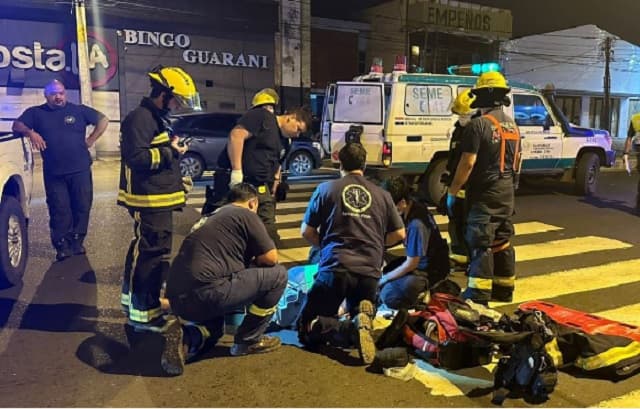 Mujer fallece atropellada al cruzar avenida Eusebio Ayala