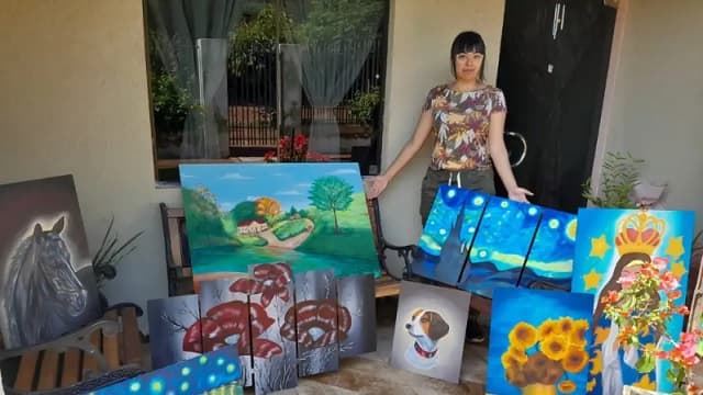 Joven misionera vende sus obras para brillar en Olimpiada de Astronomía