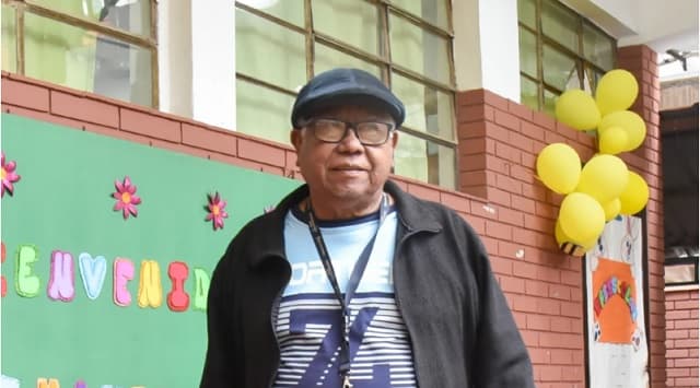 Don Silva: De albañil a portero más querido de una escuela asuncena