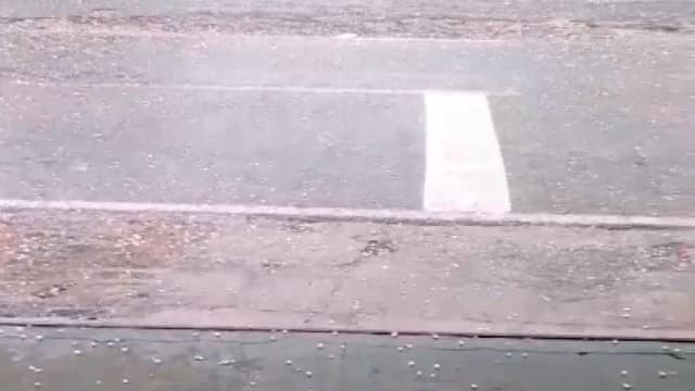 Caen granizos en Caaguazú tras alerta de tormentas eléctricas