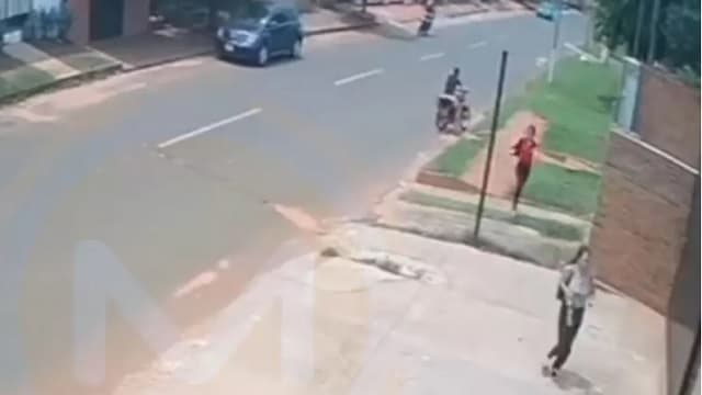 Dos mujeres escapan de un motochorro en Capiatá