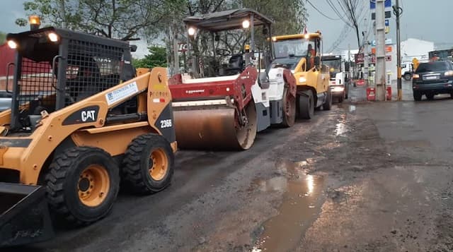 Desvíos habilitados por obras en la avenida Mariscal López