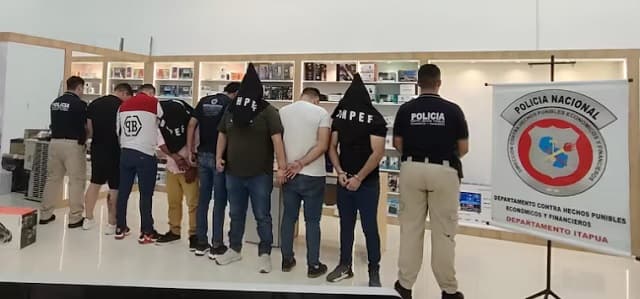 Estafadores de Encarnación: Siete detenidos por millonaria estafa a extranjeros