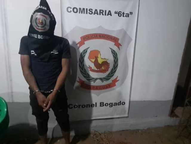 Detienen a joven por presunto robo de cables en Coronel Bogado