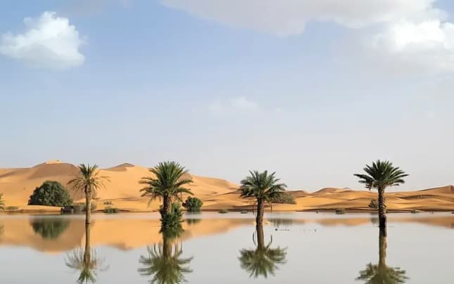 Inundaciones históricas en el Sahara tras décadas de sequía