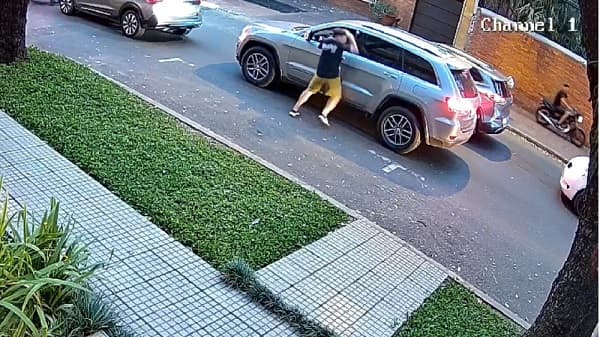 Cae ladrón de celulares en semáforos de Asunción