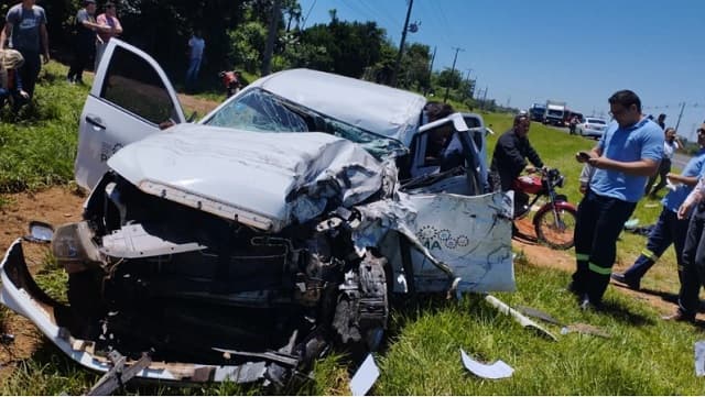 Cuatro heridos en choque entre vehículo del MAG y camión en Misiones