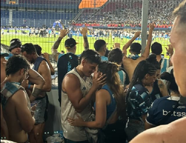 Fueron parejas y se encontraron en la final de la Sudamericana