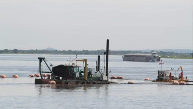 Pese a lluvias, situación del río Paraguay sigue crítica