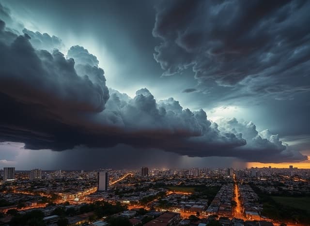 Alerta de tormentas afecta a todo territorio nacional