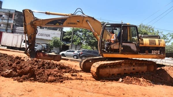 Asunción inicia obras de desagüe pluvial por G. 120.000 millones