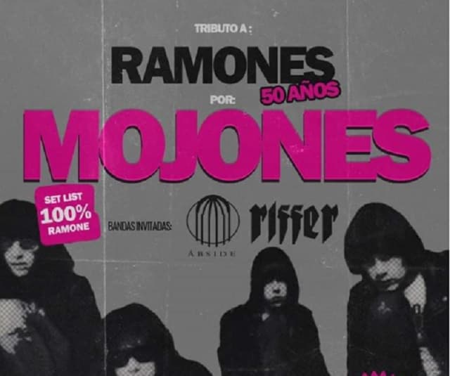 Mojones homenajea 50 años de los Ramones en Asunción