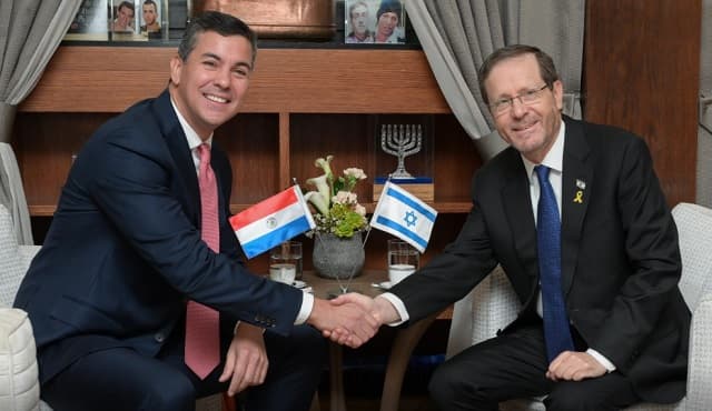 Paraguay reafirma su apoyo a Israel en reunión presidencial
