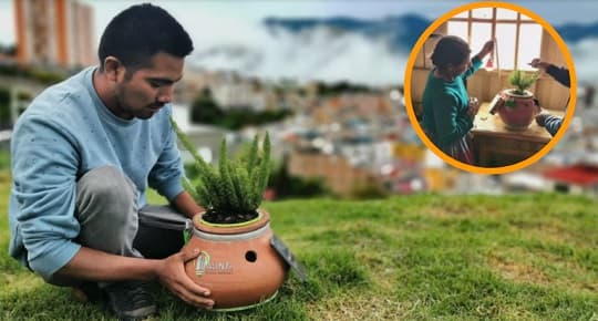 Joven peruano crea electricidad a través de la fotosíntesis de las plantas