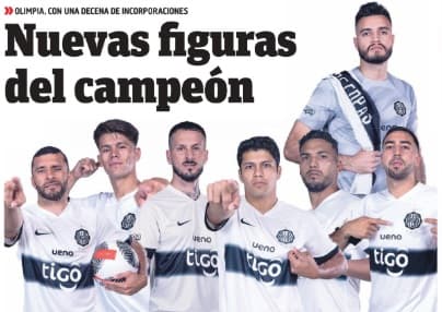 Luego de levantar sanción de la FIFA, Olimpia presenta a sus refuerzos para la temporada 2025