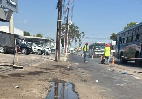 Atención, conductores: cierre parcial frente a la SND por obras de pavimentación