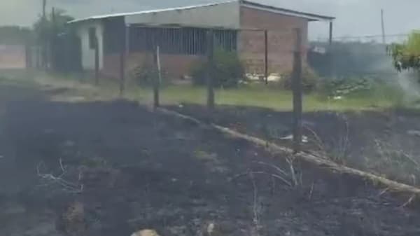 Incendio en Villeta: Llamas devoran bosque y amenazan viviendas