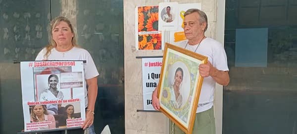 Padres de María Sol Chávez exigen justicia por intoxicación fatal de su hija
