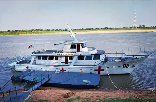 Buque Hospital de la Armada Paraguaya brindará asistencia en Alberdi