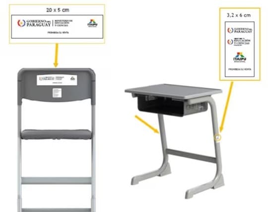 Escándalo en Itaipú: Empresa adjudicada importó pupitres antes del llamado