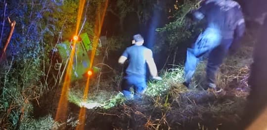 Relato de pasajero tras el vuelco de bus en Capitán Meza