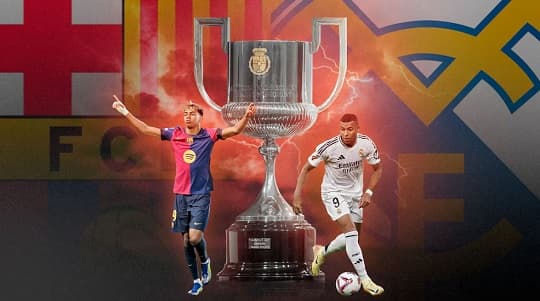 Barcelona y Real Madrid disputan la final de Copa del Rey 2025
