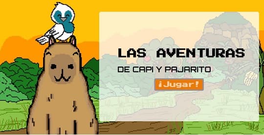 Capi y Pajarito: juego que enseña programación a niños/as y adolescentes