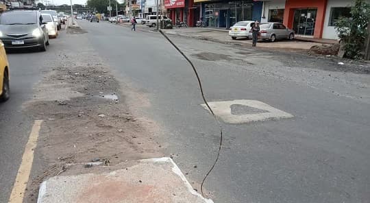 Obras millonarias en Eusebio Ayala ya presentan deterioro