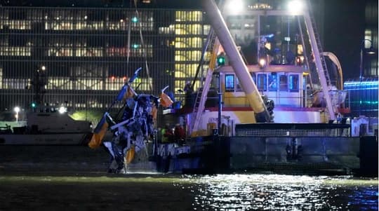 Nueva York: Helicóptero se estrella en el Hudson dejando seis fallecidos