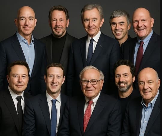 Los más ricos del mundo según Forbes 2025