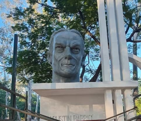 Polémica por restauración del busto de Mangoré