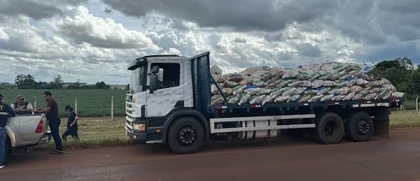 DNIT libera cargamento de mandioca tras regularización fiscal