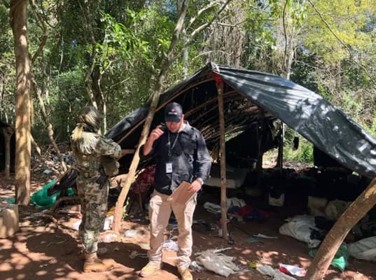 Cae narcocampamento en reserva natural de Canindeyú