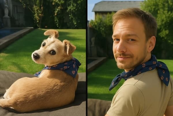 Convertí a tu perro en humano con IA de ChatGPT