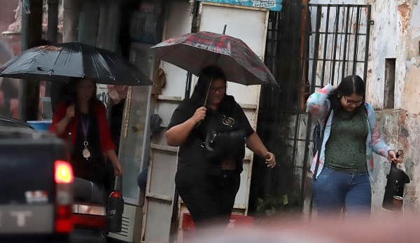 Tormentas eléctricas afectan gran parte del país este sábado