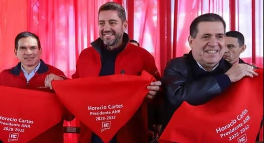 Con Peña ausente, Cartes y Alliana toman la escena en Guairá