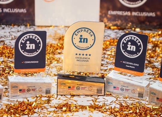 Entregan los Sellos “Empresa in” a 31 organizaciones inclusivas