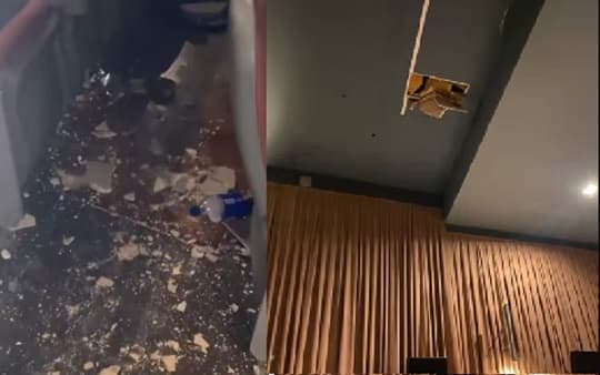 Argentina: Vio “Destino Final” y el techo del cine se le vino encima