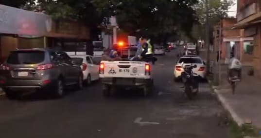 Operativo contra cuidacoches en zona del Poder Judicial