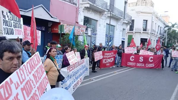 Movilización obrera exige respeto a los derechos laborales