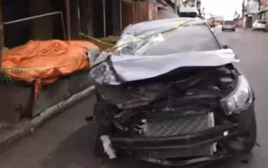 Grave accidente y vuelco en el Mercado 4