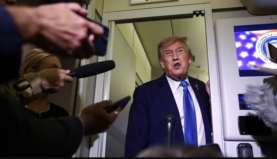 Trump amenaza a Irán y dice tener ubicado a su líder