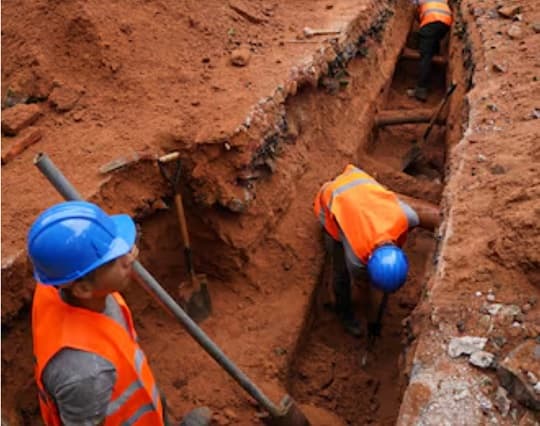 Cierran calle Alberdi por obras de la ANDE