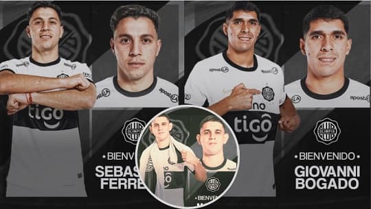 Olimpia presenta a sus tres primeros refuerzos para el Clausura