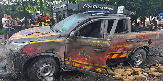 Rusia ataca Ucrania con 44 misiles y drones explosivos