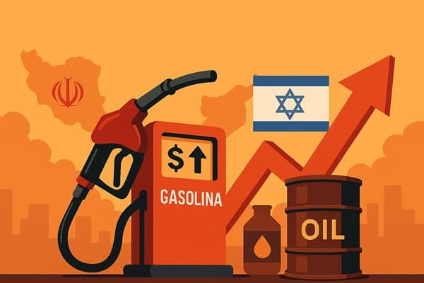 Suba inminente de combustibles por crisis Irán-Israel