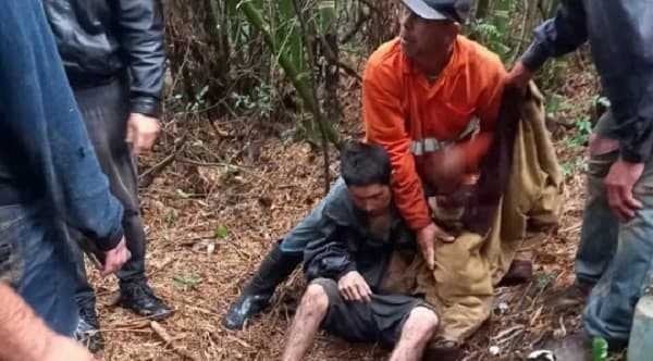 Lo hallaron en el monte tras 4 días y pobladores dicen: “Lo llevó el Pombero”