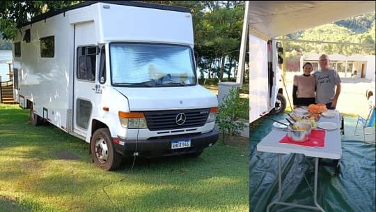 Jubilados paraguayos viajan en casa rodante rumbo a Alaska